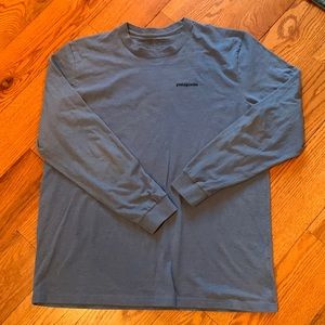 Patagonia EUC men’s XL indigo long sleeve tshirt thick cotton
